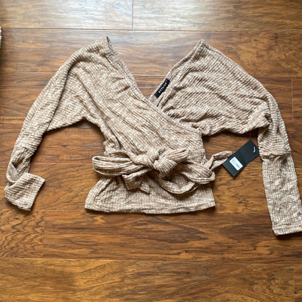 New Wrap Sweater